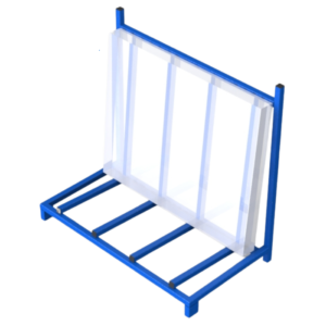 L-Shape Glass Holding Rack